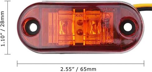 iJDMTOY 5pc Tinted Dark Amber Lens Yellow LED Front Grill Lighting Kit Compatible With 2018-up Jeep Wrangler JL in Saudi Arabia