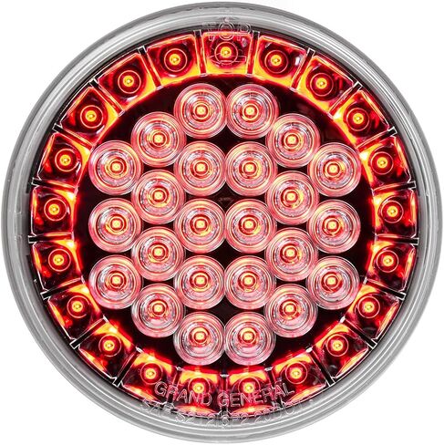 GG Grand General 78303 4 inches Pearl Smart Dynamic Sequential Red/Clear, Right Turn, 45 LED Sealed Light in Saudi Arabia