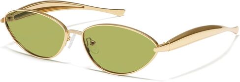 VANLINKER Retro Trendy Oval Sunglasses for Women Men 2026 90s Cat Eye Gold Frame Small Face Sun Glasses VL9893 in Saudi Arabia