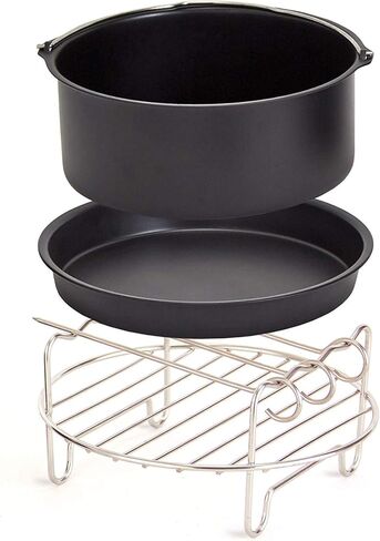 Dash 6-Piece Air Fryer Accessory Kit, 2 Quart, Compact in Kuwait