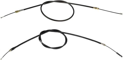 Rear Left and Right Parking Brake Cable for Dodge Ram 2500 5.2L 1995 1996 for Dodge Ram 2500 5.9L 1995-1999 for Dodge Ram 2500 8.0L 1995-1999#Replace 52010021, 52009105 Emergency Brake Cable in Kuwait