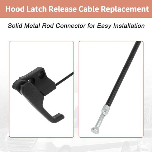 No.9017500359 كابل تحرير فتح قفل غطاء محرك السيارة لسيارة Mercedes Sprinter 901-905 1995-2006 استبدال سلك مزلاج غطاء المحرك in Kuwait