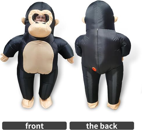 Pamir Inflatable Costume Gorillas Costumes Fancy Dress Cosplay Blow Up Jumpsuit Christmas Halloween Costumes in Saudi Arabia