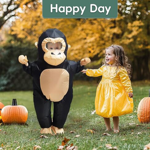 Pamir Inflatable Costume Gorillas Costumes Fancy Dress Cosplay Blow Up Jumpsuit Christmas Halloween Costumes in Saudi Arabia