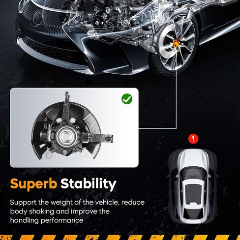 مجموعة محور محمل عجلة القيادة الأمامية اليسرى مناسبة لسيارة Honda Civic 1.8L 2012 (بدون طراز SI)، LK097 51216-TR3-Y00 51216-TR0-A00، جانب السائق in Saudi Arabia