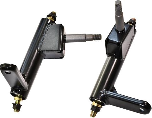 مجموعة مفاصل التوجيه المغزلية شديدة التحمل من JNDO (يسار ويمين) لـ Coleman KT196، KT194، CK196-T مفاصل كروية 26 مم، هيكل من الفولاذ المقوى يناسب 196cc Go-Karts و4-Wheeler Quads in Kuwait