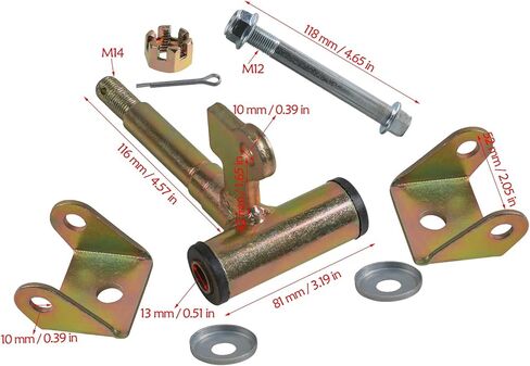 Front Steering Knuckle Spindle for 110cc 125cc 150cc Drum Brake ATV Go Kart Quad in Kuwait