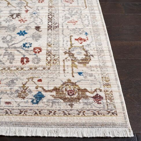 سجادة عداء من مجموعة SAFAVIEH الفارسية - 2'2" × 8'، عاجي ومريمية، تصميم بوهو الشرقي، لا يتساقط ويسهل العناية بها، مثالية للمناطق ذات الحركة العالية في غرفة المعيشة وغرفة النوم (VTP427W) in Saudi Arabia