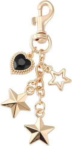Star Charm Keychain Cute Bag Purse Handbag Accessories Y2K Aesthetic KeyChain for Women in Saudi Arabia