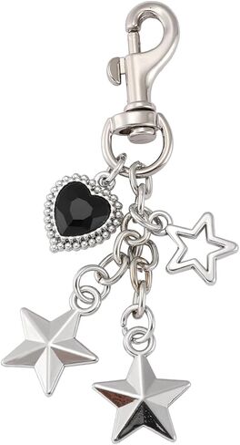 Star Charm Keychain Cute Bag Purse Handbag Accessories Y2K Aesthetic KeyChain for Women in Saudi Arabia