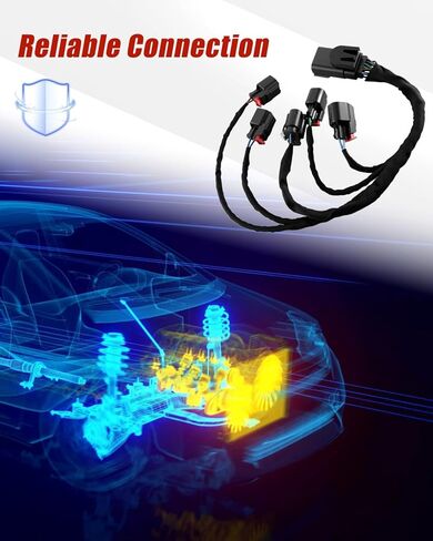 Left Fuel Injector Rail Harness Fit for Chevrolet Camaro Corvette GMC Sierra Yukon Cadillac with V8 Engine Replace HAR002L 12673824 12707884 in Saudi Arabia