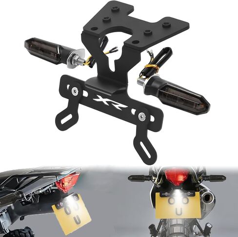 XR150L Tail Tidy Fender Eliminator Kit Compatible with 2023 2024 2025 XR 150L License Plate Bracket with Rear Turn Signals License Plate Light (Clear Turn Signals Light) in Kuwait