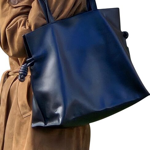 حقيبة يد جلدية برباط، حقيبة كتف من الجلد الطبيعي باللون الأسود مع قفل مغناطيسي، حقيبة يد أنيقة للسفر in Kuwait