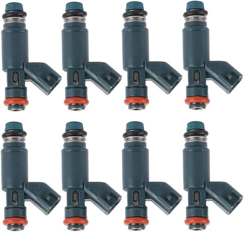 MACHSWON Fuel Injector Set of 8, 2W93-BA/4650544/AJ811177, Compatible with Jaguar XJR/XKR/S-Type/XF/Super V8 4.2L Compatible with Land Rover LR3/ Compatible with Range Rover in Saudi Arabia