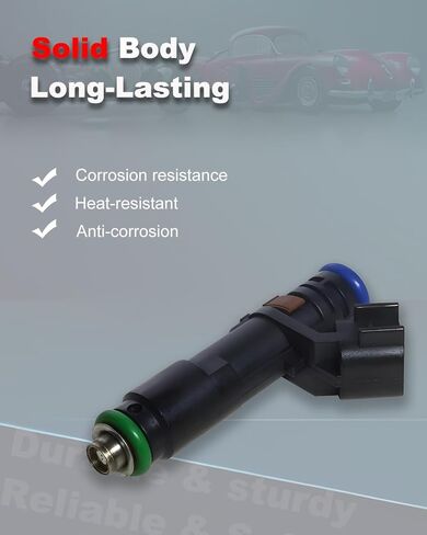 8-Count Fuel Injector Compatible with Ford Expedition 2005-2006, F-150/F-250/F-350 Super Duty 2005-2007, Lincoln Mark LT 2006-2007, Navigator 2005-2006 - 5.4L V8 Replace OE# FJ817 4G2142 in Saudi Arabia
