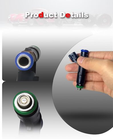 8-Count Fuel Injector Compatible with Ford Expedition 2005-2006, F-150/F-250/F-350 Super Duty 2005-2007, Lincoln Mark LT 2006-2007, Navigator 2005-2006 - 5.4L V8 Replace OE# FJ817 4G2142 in Saudi Arabia