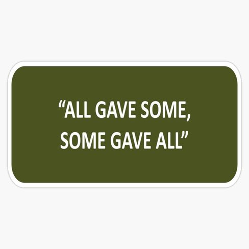 All GAVE Some, Some GAVE All Magnet Reusable Flexible Magnetic Sticker 5" in Saudi Arabia