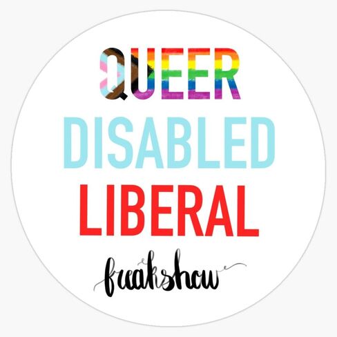 لافتة مصد السيارة المغناطيسية شديدة التحمل من Liberal Freakshow قابلة للإزالة 5 بوصات in Saudi Arabia