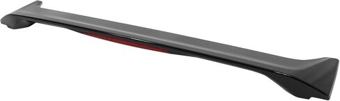 IKON MOTORSPORTS, Trunk Spoiler Compatible with 2006-2011 Honda Civic Sedan 4-Door, OE Style Painted #NH731P Crystal Black Pearl ABS Plastic Rear Trunk Lid Spoiler Wing Lip with 3rd Brake LED Light in Saudi Arabia