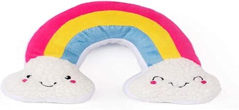 ZippyPaws Squeakie Pattiez - Rainbow Squeakie Pattiez, Rainbow Dog Toy with Squeakers, Plush Dog Toys for Aggressive Chewers, Summer Dog Toys, Rainbow Dog Pride Accessories in Kuwait