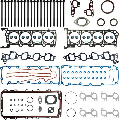 Cylinder Head Gasket Set Full Gasket Set Head Bolts Fit For Ford F-150 Expedition F-250 F-350 Super Duty, E-150 E-250 E-350 Econoline Club Wagon 2V 5.4L 2000-2004,HS9790PT-15, ES72798 in Kuwait