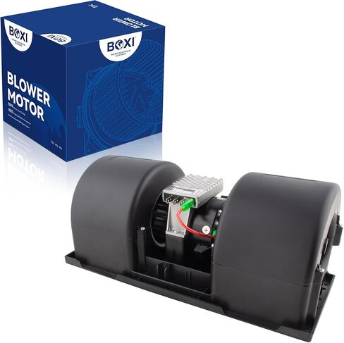 BOXI HVAC Blower Heater Motor w/Fan Cage 12V for Heavy Duty Bus 3-Pin/Replaces 006-A40-22 006A4022 76923 in Saudi Arabia