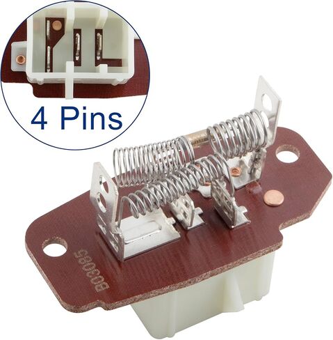 BOXI 973-013 Blower Motor Resistor Fits for Ford E-150 E-250 E-350 E-450 E-550 Super Duty Excursion F-250 F-350 F-450 F-550 Super Duty F53 F650 F750 1997-2019 / OE# RU445 4C2Z19A706AA in Saudi Arabia