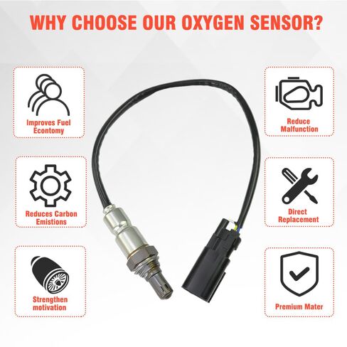 2PCS Upstream & Downstream Oxygen Sensor 234-5150 234-4545 Compatible with Chrysler 200 2.4L 15-17,Cherokee 2.4L 14-19,Renegade 2.4L 15-20,Promaster City 2.4L 15-20 Replace#234-5150 234-4545 in Kuwait