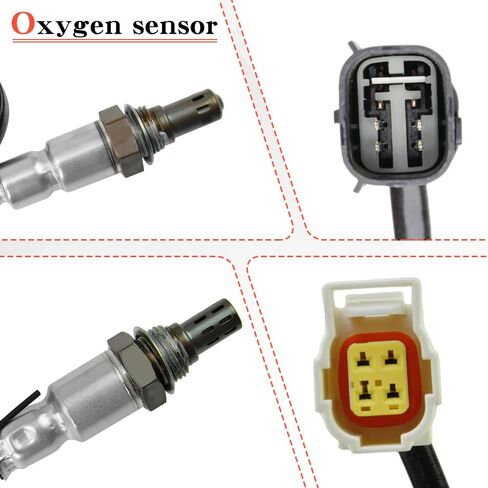 2PCS Upstream & Downstream Oxygen Sensor 234-5150 234-4545 Compatible with Chrysler 200 2.4L 15-17,Cherokee 2.4L 14-19,Renegade 2.4L 15-20,Promaster City 2.4L 15-20 Replace#234-5150 234-4545 in Kuwait