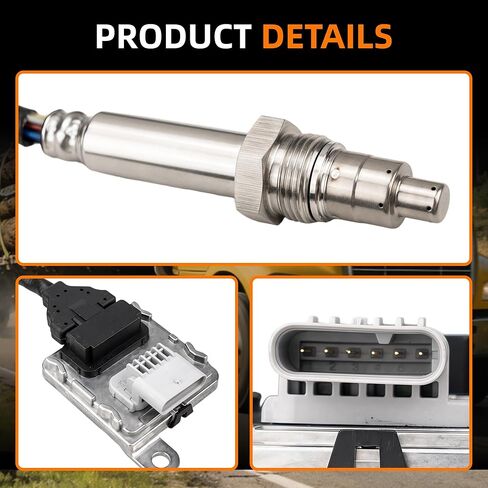 12676706 12673517 Downstream NOx Sensor Compatible with Chevrolet Sliverado 2500HD 3500HD 2017-2019 GMC Sierra 2500HD 3500HD 2017-2019 Replace# 12718676 12680469 in Kuwait
