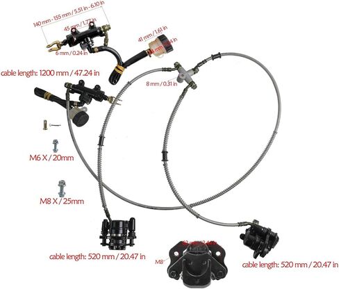 32in Rear Differential Axle Kit for Electric Vehicles, Go Kart, Golf Cart, ATV, Quad, Buggy, Trikes – Includes 60V 2500W Brushless Motor, Controller, Brake Discs, and 4-Stud Wheel Hubs in Kuwait