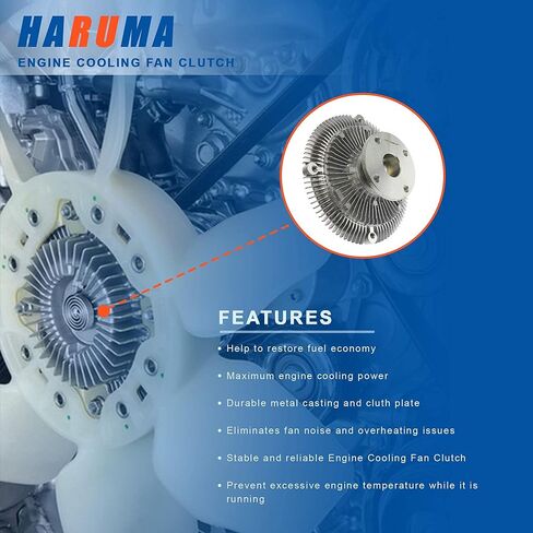 HARUMA 2562 Engine Cooling Fan Clutch for Mazda 1982-1987 B2000/ 1982-1993 B2200 Radiator Engine Cooling Fan Clutch in Saudi Arabia