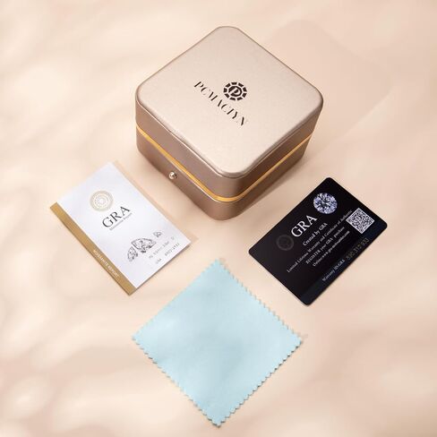 Moissanite Stud Earrings, 925 Sterling Silver Plated 18K White Gold, D Color VVS1 Moissanite, Flower Design, Perfect for Women, Birthday in Kuwait