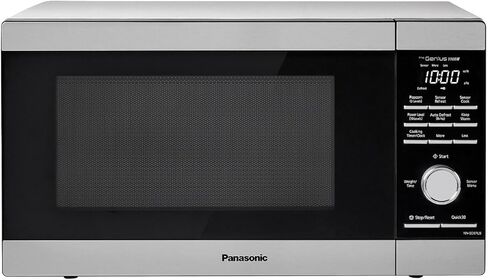 باناسونيك NN-SD67LS 1100 واط مع مستشعر Genius للطبخ وفرن ميكروويف يعمل على تذويب الجليد تلقائيًا، 1.3 قدم مكعب، من الفولاذ المقاوم للصدأ in Saudi Arabia