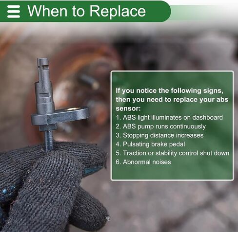 ABS عجلة السرعة الاستشعار ABS الاستشعار No.68351461AA/68351461AB/68430135AA/68563837AA ل جيب كومباس 2015-2020 1 قطعة اليسار الخلفي الأيمن الخلفي in Kuwait