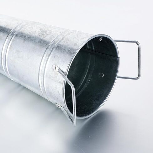 4Pcs Galvanized Metal Vases, 10 Inch Farmhouse French Flower Bucket Vases with Handles, Rustic Tall Flower Buckets for Home Decor and Wedding, Table Centerpiece Decorations in Kuwait