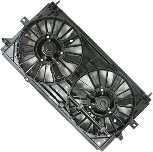 Dual Radiator and Condenser Fan Assembly for Buick Regal 2002 2003 2004 for Buick Century 2002 2003 2004 2005 1X in Saudi Arabia