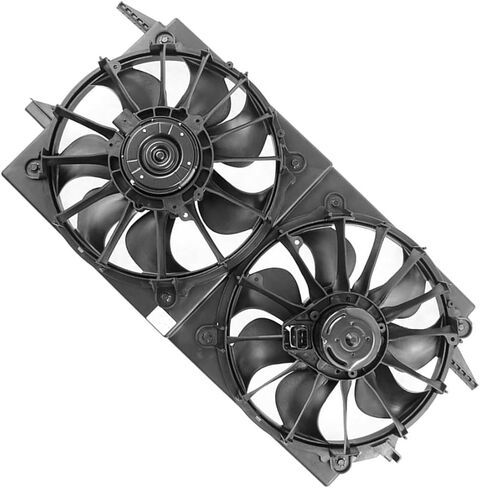 for Chevrolet Malibu,Classic 1997 1998 1999 2000 2001 2002-2005 for Oldsmobile lero,Cutlass 1997-2004 for Pontiac Grand m 1999-2005 Dual Radiator and Condenser Fan Assembly 1Pcs in Saudi Arabia