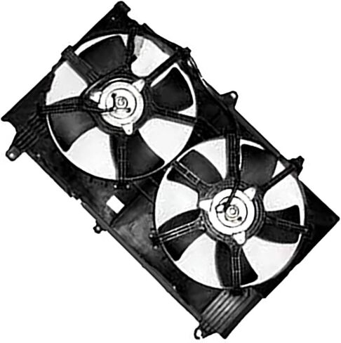 Dual Radiator and Condenser Fan Assembly for Nissan 350Z 2003 2004 2005 2006 for Infiniti G35 2003 2004 2005 2006 2007 1 Piece in Saudi Arabia