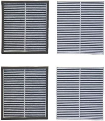 AF55839 (set of 4) cabin air filter with Activated Carbon Compatible with Kenworth T-680 T-880 Peterbilt 567 579 Replace X1987001 PA30093 PA4405 CAF1815P PA30093 AF55839 in Kuwait