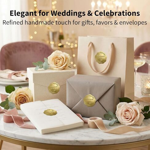 مصنوعة يدويًا من ملصقات رقائق الذهب الحب، عبوة مكونة من 100 ختم ذهبي غير لامع منقوش لتغليف المخبوزات، وحقائب المكافآت، وصناديق المعجنات، وملصقات شكر للأعمال الصغيرة لتغليف الهدايا، 1.7 بوصة (ذهبي) in Kuwait