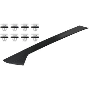 طقم تقليم قولبة العمود مع مشابك متوافقة مع 2011-2019 Ford Explorer الجانب الأيسر للسائق استبدال الزجاج الأمامي الخارجي BB5Z-7803145-AA 926-450 BB5Z7803137AA BB5Z7803137AB BB5Z7803137BA in Kuwait