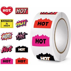 500 PCS Rave Hot Stickers for Music Festivals, Cool Designs, Strong Stick, Compliment Giver for Adults and Ravers in Kuwait