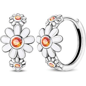 حلقات هوجي دائرية صغيرة من الفضة الاسترليني عيار 925 للنساء - أقراط دائرية صغيرة 5A CZ، مجوهرات لا تسبب الحساسية ومتعددة الاستخدامات للاستخدام اليومي والهدايا in Kuwait