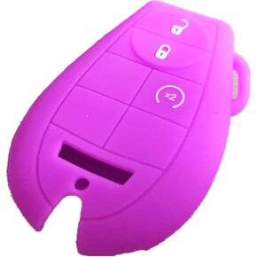 KAWIHEN Silicone Key Fob Cover Fit for Chrysler 300 T&C Dodge Challenger Durango Grand Caravan Journey Ram Truck 1500-3500 M3N5WY783X IYZ-C01C GQ4-53T 267F-5WY783X in Saudi Arabia