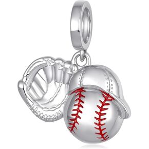 Baseball Charms 925 Sterling Silver Baseball Charms for Bracelets Baseball Jewelry Gifts for Women in Saudi Arabia