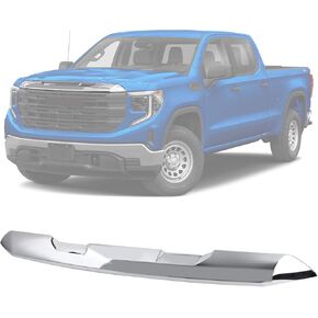 Black Front Top Hood Molding Trims Compatible with 2022-2025 GMC Sierra 1500 in Kuwait