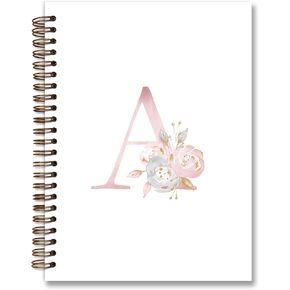 دفتر ملاحظات حلزوني شخصي، دفتر ملاحظات أولي عصري للمراهقات في سن المراهقة للفتيات، دفتر ملاحظات بحروف كبيرة للنساء في سن المراهقة، دفتر ملاحظات حلزوني ذو غلاف محكم للكلية 5.5 × 8.3 in Kuwait