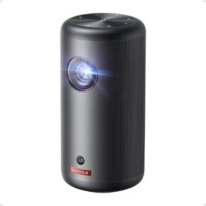 جهاز عرض ليزر NEBULA Capsule 3، تمت ترقيته مع تلفزيون Google وNetflix الرسمي، وجهاز عرض تلفزيون ذكي صغير مزود بتقنية Wi-Fi، وجهاز عرض محمول خارجي، وDolby Digital، وشاشة 120 بوصة، وبطارية مدمجة 2.5 ساعة in Saudi Arabia