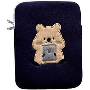 Tooe Women's Kawaii Fairycore Carrying Laptop Bag Cute Bear Laptop Sleeve Preppy Laptop Cover Aesthetic Pad Laptop Bag (13inch,Blue) in Kuwait